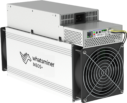 Whatsminer M60S+ 206 TH/s · 17 J/TH
